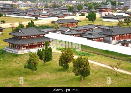 Il mini-città vecchia in Daming Palace è stato il palazzo imperiale complesso della Dinastia Tang, Xian Cina Foto Stock