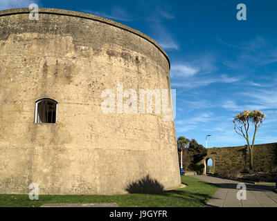 Martello Tower numero 73, Eastbourne, East Sussex, England, Regno Unito Foto Stock