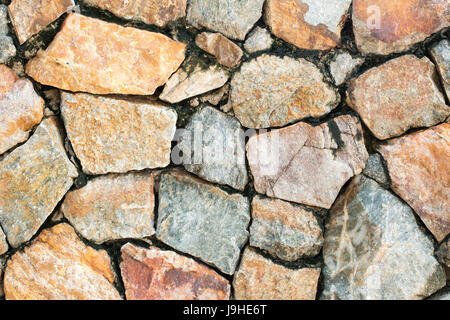 Muro di pietre texture di sfondo Foto Stock