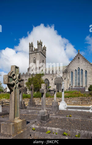 Irlanda, County Limerick, città di Limerick, la Cattedrale di Santa Maria, esterna Foto Stock