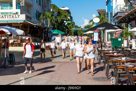 Playa del Carmen e Riviera Maya, la penisola dello Yucatan, Quintana Roo stato, Messico Foto Stock