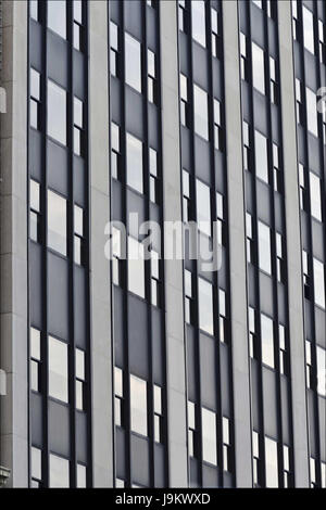 Facciata di edificio, Manhattan, new york, Stati Uniti d'America Foto Stock