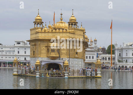 Tempio d'oro, amritsar Punjab, India, Asia Foto Stock