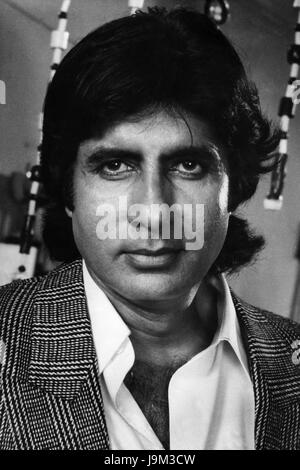 Indiano attore di Bollywood Amitabh Bachchan, India, Asia Foto Stock