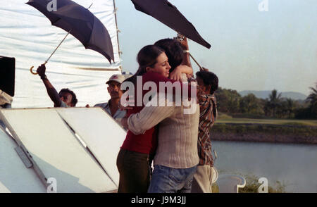 Indian film attore e attrice, Karishma Kapoor e Anil Kapoor, India, Asia, NOMR Foto Stock