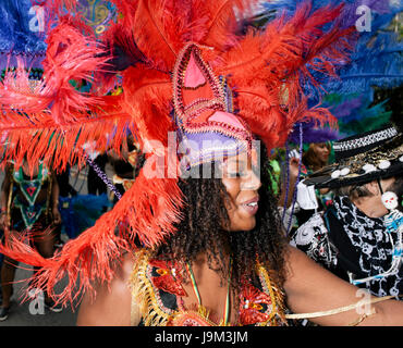 Hackney Carnevale 2014 Foto Stock