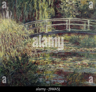 Claude Monet - Le Bassin aux nympheas ; harmonie rose Foto Stock