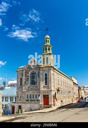 La Cappella dei Gesuiti nella città di Québec, Canada Foto Stock
