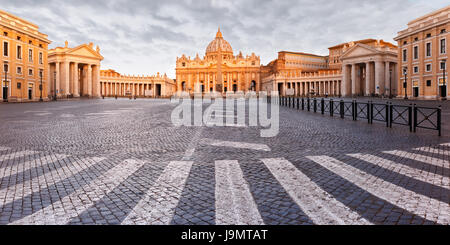 San Pietro in Roma, Vaticano, Italia. Foto Stock