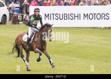 76 - Tom Jackson a Waltham Fiddlers trovare per il badminton Horse Trials 2017 Foto Stock