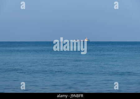 Mar baltico vicino a Port in Ustka, Polonia, Europa Foto Stock