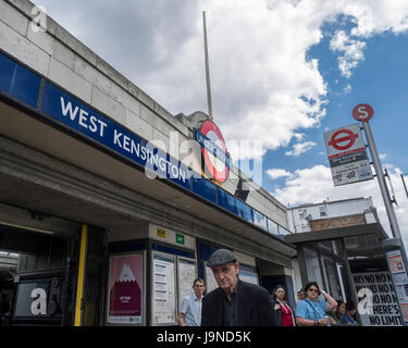 Stazione di West Kensington, Foto Stock