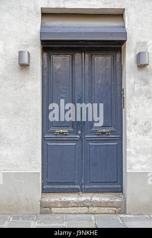Porta, anticamente, Parigi, Francia, annullato, dyer, staint, pigmento, chiuso, blu Foto Stock