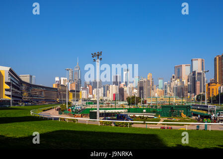 Happy Valley Racecourse, Happy Valley, Hong Kong Foto Stock