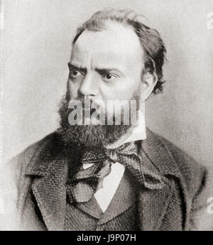 Antonín Leopold Dvořák, 1841 - 1904. Compositore ceco. Da Hutchinson nella storia delle nazioni, pubblicato 1915. Foto Stock