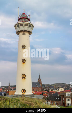 Jan van Speijk faro, Egmond aan Zee, Paesi Bassi Foto Stock