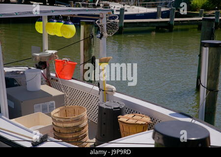 Chesapeake Bay barca da pesca Foto Stock