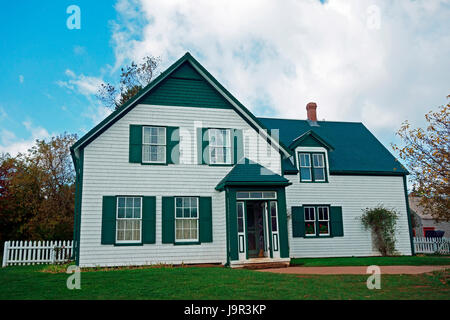 L'originale casa del patrimonio Green Gables a Cavendish, Prince Edward Island prima dei cambiamenti da parte del governo Foto Stock