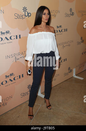 2 giugno 2017 - Beverly Hills, CALIFORNIA, Stati Uniti - 2 giugno 2017 - Beverly Hills, California - Symon. Step Up Women's Network 14th Annual Inspiration Awards tenutosi al Beverly Hilton Hotel. Credito fotografico: F. Sadou/AdMedia Foto Stock