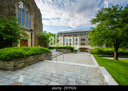 La Loyola Alumni Memorial Chapel alla Loyola University Maryland, a Baltimora, Maryland. Foto Stock