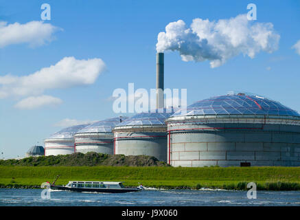 Powerplant biogas Foto Stock