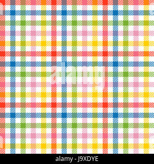 Controllate le tovaglie patterns bunt - infinite Foto Stock