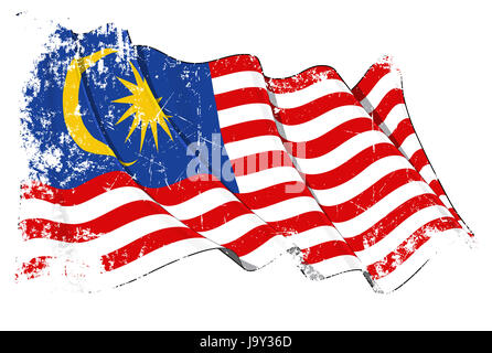 Estremo oriente, Malaysia, crescent, mezza luna, estremo oriente, emblema, Asia, Malaysia, Foto Stock