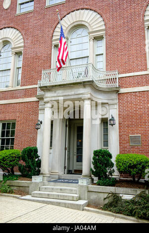 Woodrow Wilson House, S Street NW, Kalorama quartiere di Washington DC, Stati Uniti d'America Foto Stock