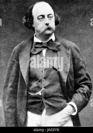 GUSTAVE FLAUBERT (1821-1880) romanziere francese autore di Madame Bovary nel 1857 Foto Stock