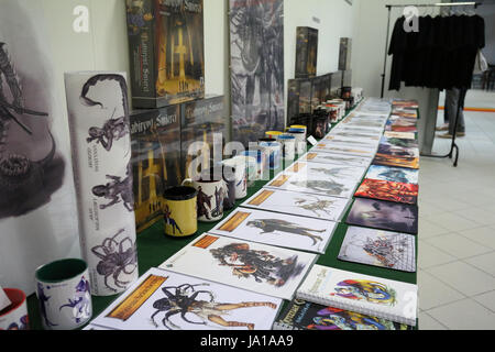 Polonia, Nadarzyn, Giugno 3rd, 2017: Primo Comic Con tenutasi a Varsavia. Migliaia di giocatori, lettore e cosplay fan riuniti per l'evento. ©Madeleine Ratz/Alamy Live News Foto Stock