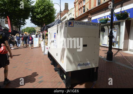 Reading, Berkshire, Regno Unito. 04 Giugno, 2017. Il popolare street food festival tenutosi a Reading, Berkshire, Regno Unito, 2° - 4° giugno 2017 Credit: David Hammant/Alamy Live News Foto Stock