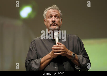 John de Lancie presso il FedCon 26 in Maritin l'Hotel. Bonn, 03.06.2017 | Utilizzo di tutto il mondo Foto Stock