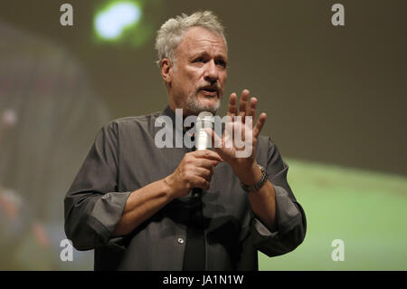 John de Lancie presso il FedCon 26 in Maritin l'Hotel. Bonn, 03.06.2017 | Utilizzo di tutto il mondo Foto Stock