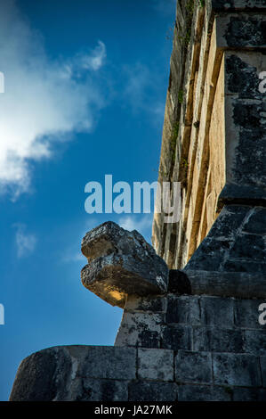 Le rovine Maya di Chichen Itza, un sito Patrimonio Mondiale dell'UNESCO, in Yucatan Stato del Messico Foto Stock