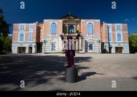 Blu, albero, alberi, Baviera, fisicità, stile di costruzione, Architettura, Foto Stock