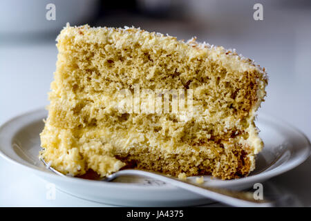 Casa deliziosa torta fatta in dettagli Foto Stock