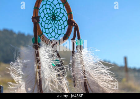 Dream Catcher al vento Foto Stock