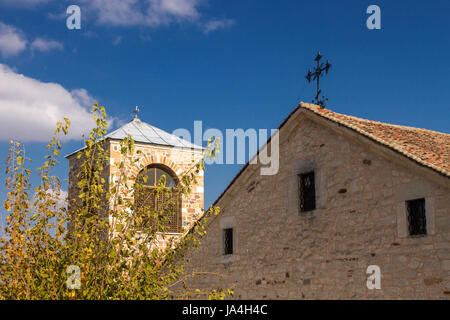 Parte dei Greci Ortodossi convento di Panaghia Portaitissa a Soufli, regione di Evros, Tracia, Grecia. Foto Stock