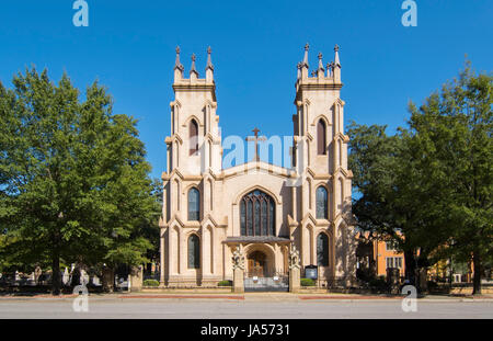 Stati Uniti d'America, Columbia nella Carolina del Sud Trinità Chiesa Episcopale 1812 nel centro cittadino di Sumter Street cattedrale Foto Stock