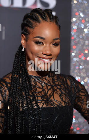 Rachel Adedeji frequentando il British Soap Awards 2017 al Lowry, Salford, Manchester. Stampa foto di associazione. Picture Data: Sabato 3 Giugno, 2017. Vedere PA Storia SHOWBIZ sapone. Foto di credito dovrebbe leggere: Matt STANLEY A. CROSSICK/PA FILO Foto Stock