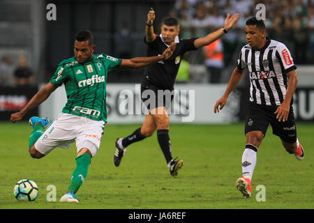 Sao Paulo, Brasile. 04 Giugno, 2017. Borja durante il match tra Palmeiras e il Atlético Mineiro, valevole per il quarto round del campionato brasiliano 2017, tenutosi a Allianz Parque nel quartiere di Barra Funda, zona ovest di São Paulo, SP. Credito: Foto Arena LTDA/Alamy Live News Foto Stock