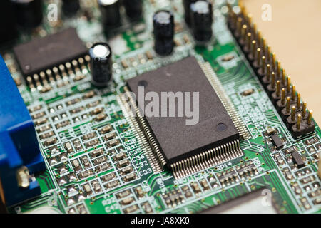 Elettronico della scheda per circuito stampato Foto Stock