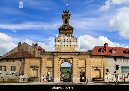 Francia FRANCHE COMTE, Pontarlier, Saint Pierre porta Foto Stock