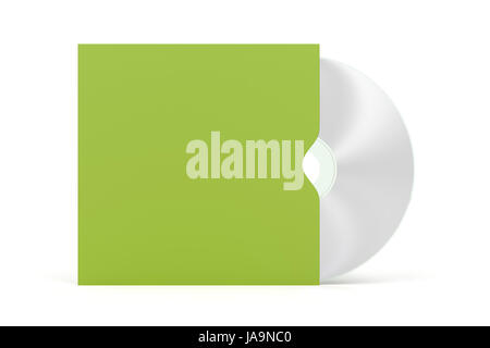 Disco, DVD, CD, caso, storage, compatto, coperchio, oggetto, musica, isolato, vuoto, Foto Stock