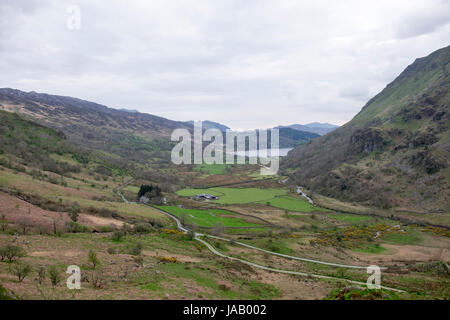 Viste intorno Mount Snowdon Foto Stock