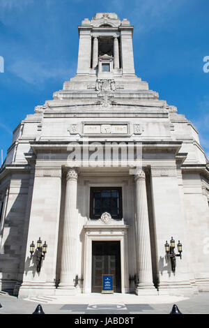 Massoni' Hall di Londra, sede della Gran Loggia Unita d Inghilterra Foto Stock