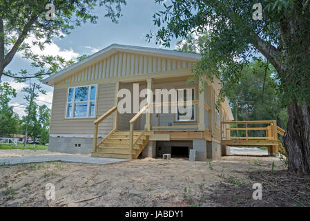 Habitat for Humanity home in via di completamento in Alachua, Florida. Foto Stock