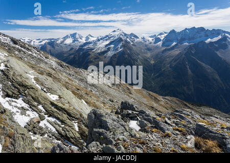 Berggipfel in Südtirol, Italien Foto Stock