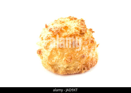 Di dolci al cocco isolati su sfondo bianco Foto Stock