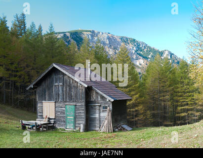 Rifugio alpino a la campagna in Austria Foto Stock